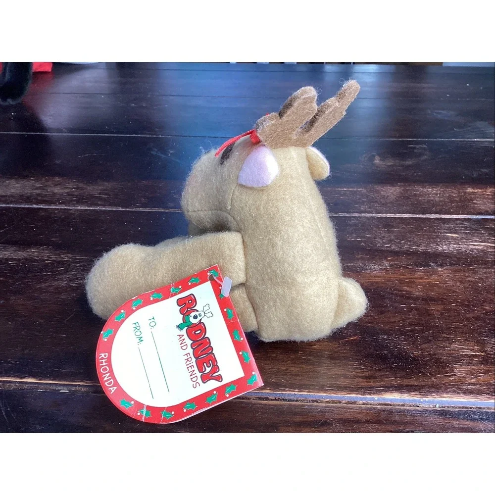 1984 Hallmark Burger King Rodney and Friends Rhonda Reindeer Plush Toy No Skirt